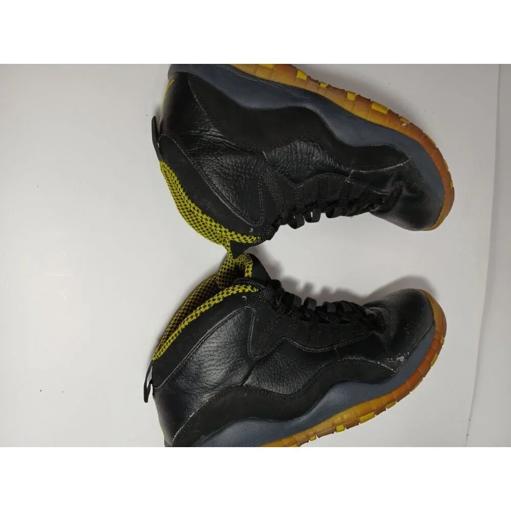 Nike Air Jordan Retro X 10 Venom Black/Green Size 9.5